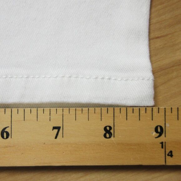 TERRA & SKY High Rise Straight Leg Jeans Plus Sz 26W Vivid White Core Denim NWT - Picture 12 of 12